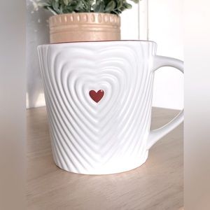 ❤️ Starbucks 2008 Ripple & Heart 16oz Mug EUC